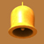 Vergoldete Glocke