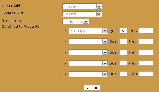 Anzeige zweiter Schritt